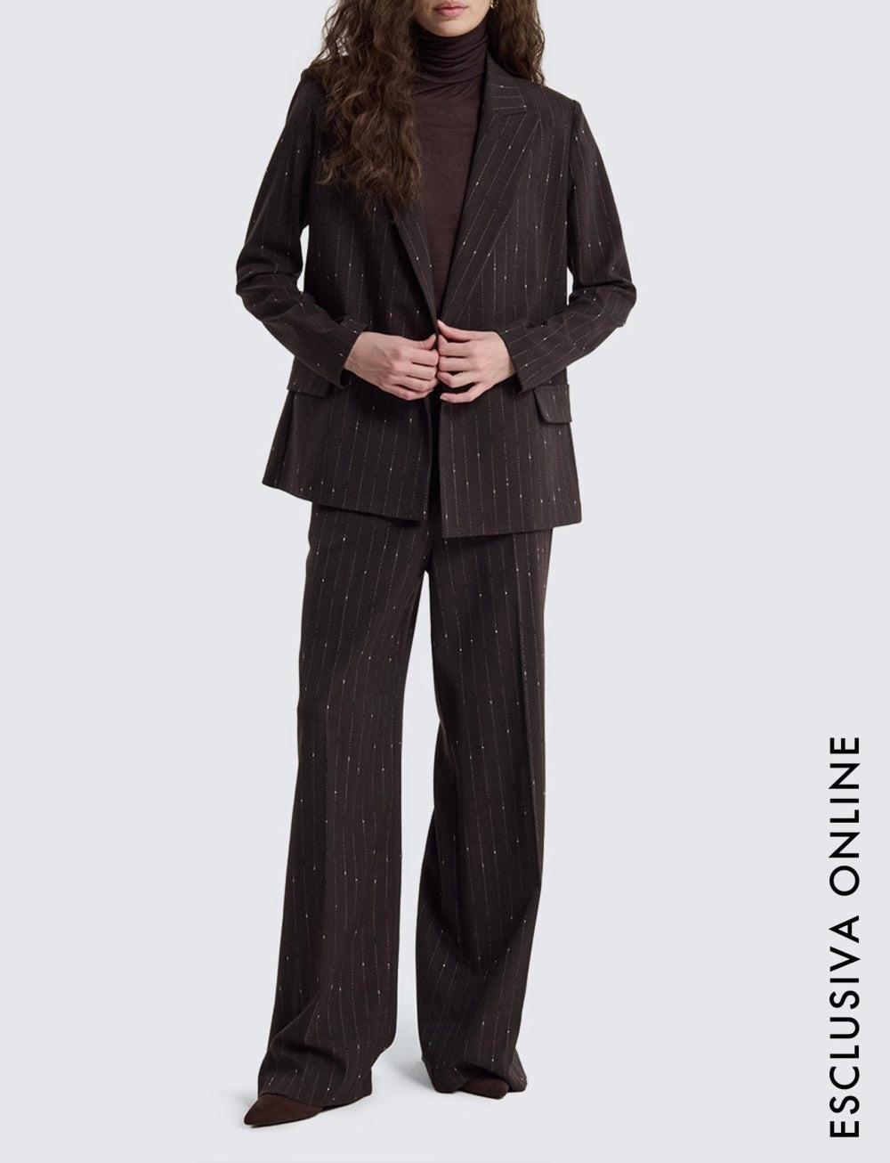 Pantalone Full Length Spigato