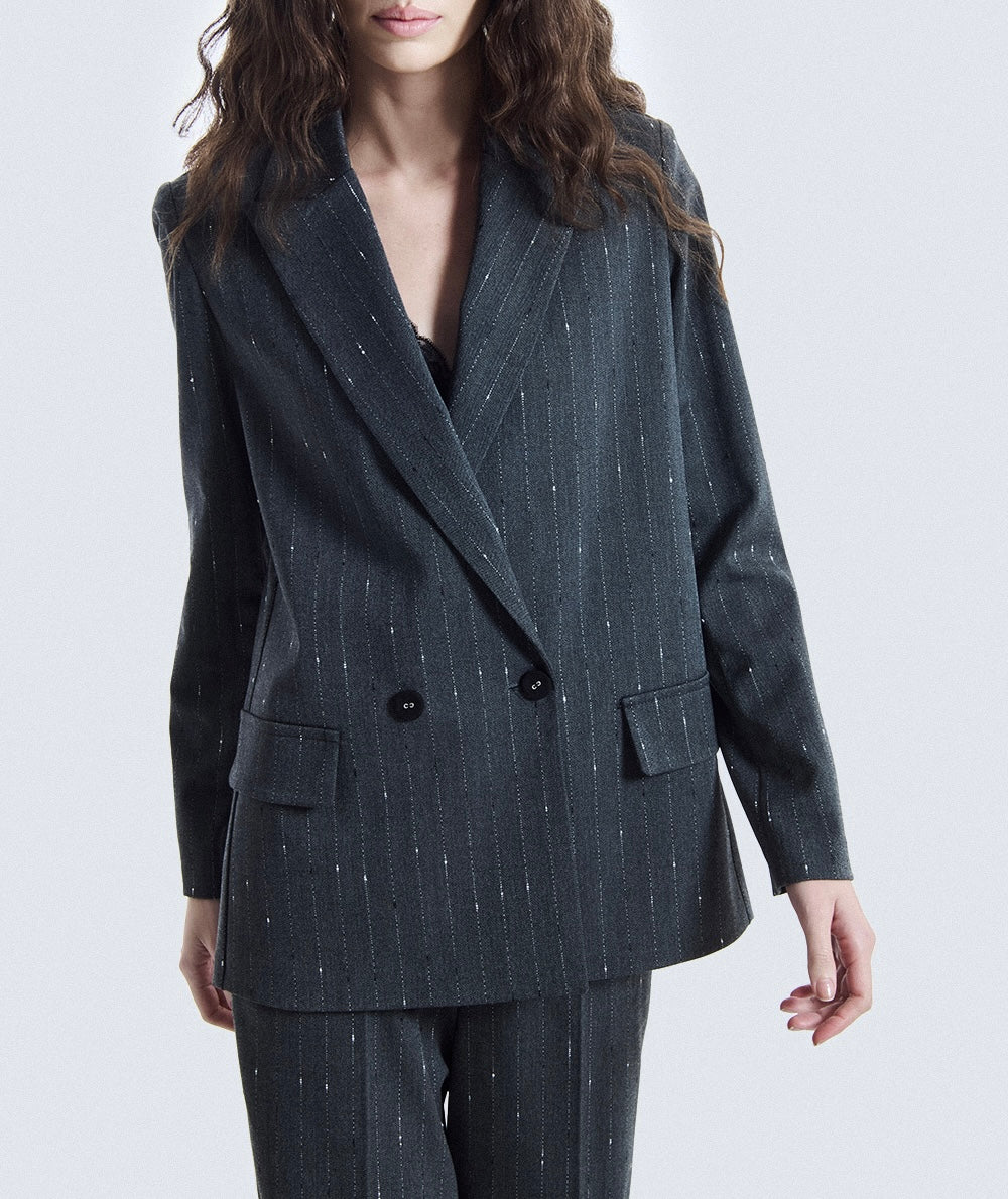 Giacca doppiopetto spigata